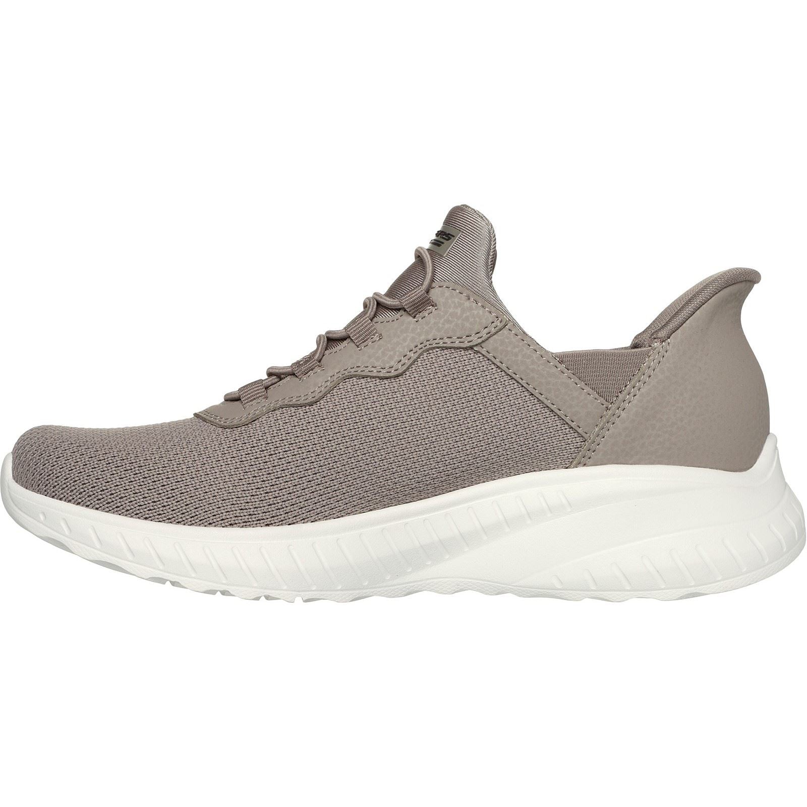 Skechers BOBS Sport Squad Chaos Baskets Pour Femmes En Textile Taupe