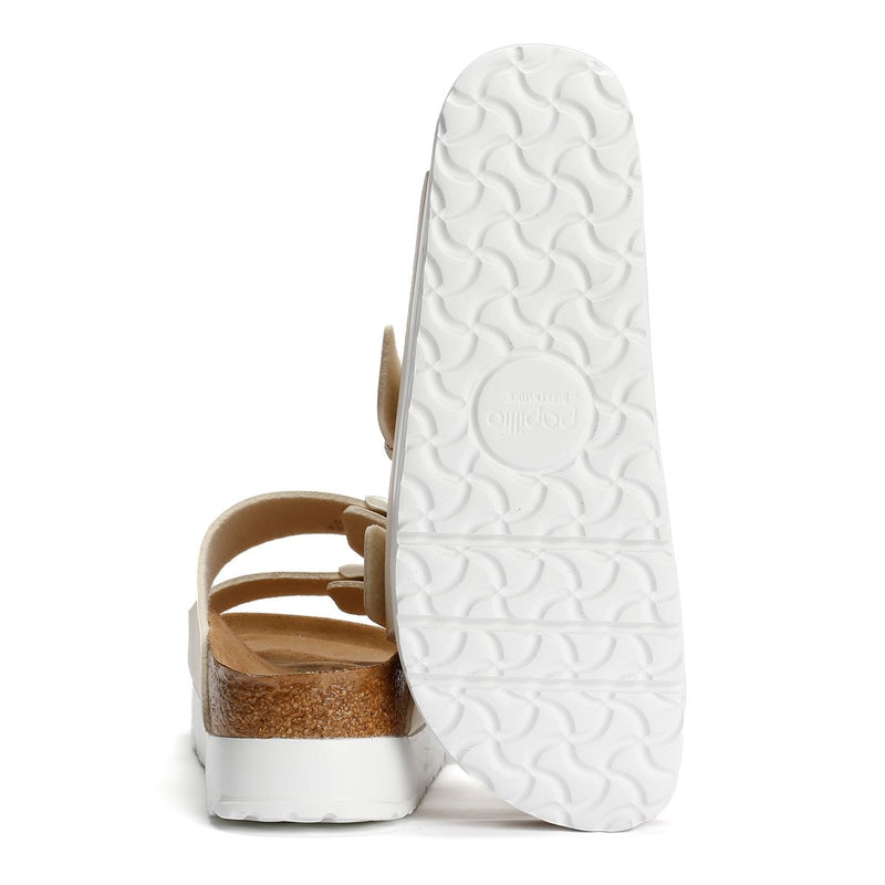 Birkenstock Arizona Flex Narrow Fit Sandales Blanches Pour Femmes