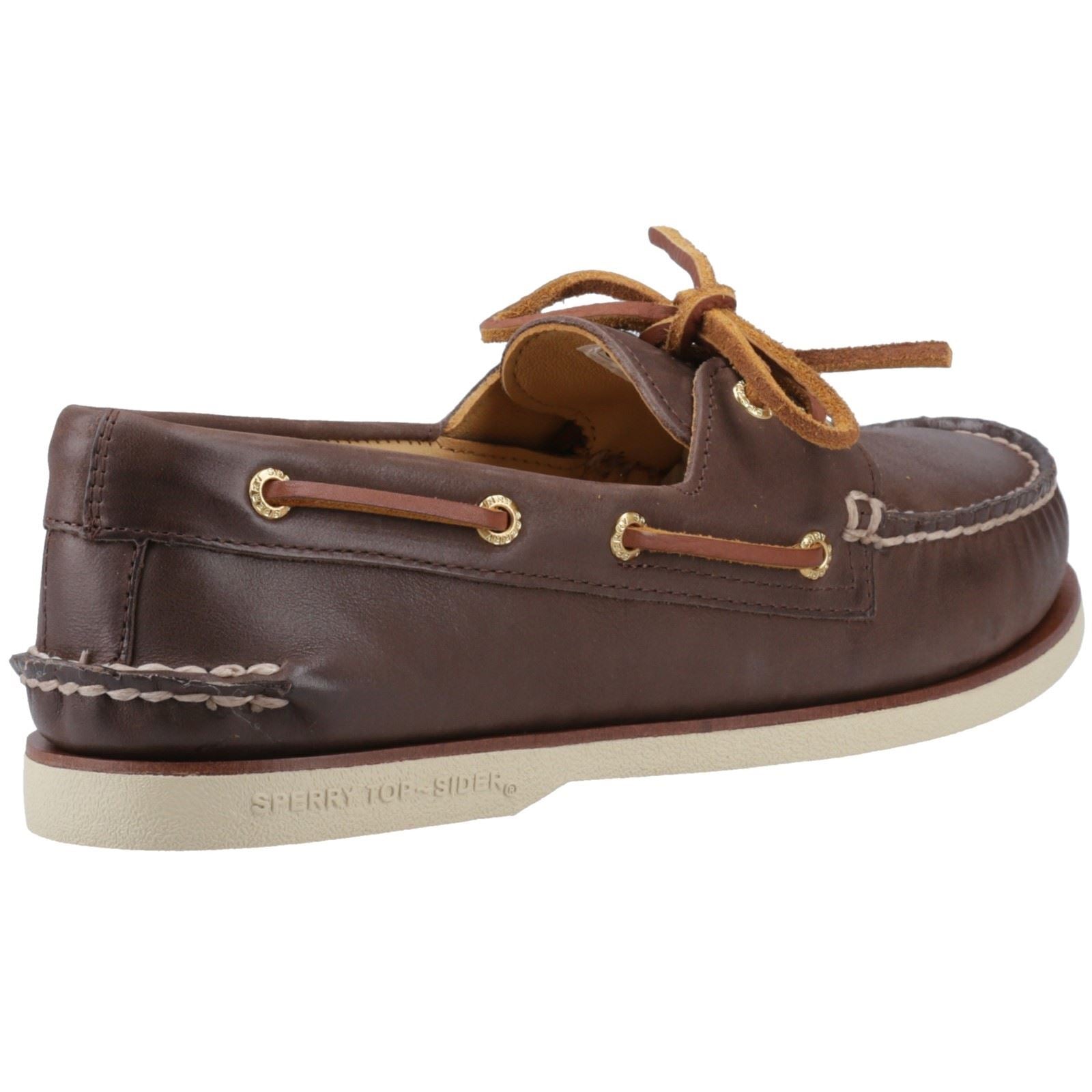 Sperry Authentic Gold Cup Chaussures Bateau Pour Homme En Cuir Marron