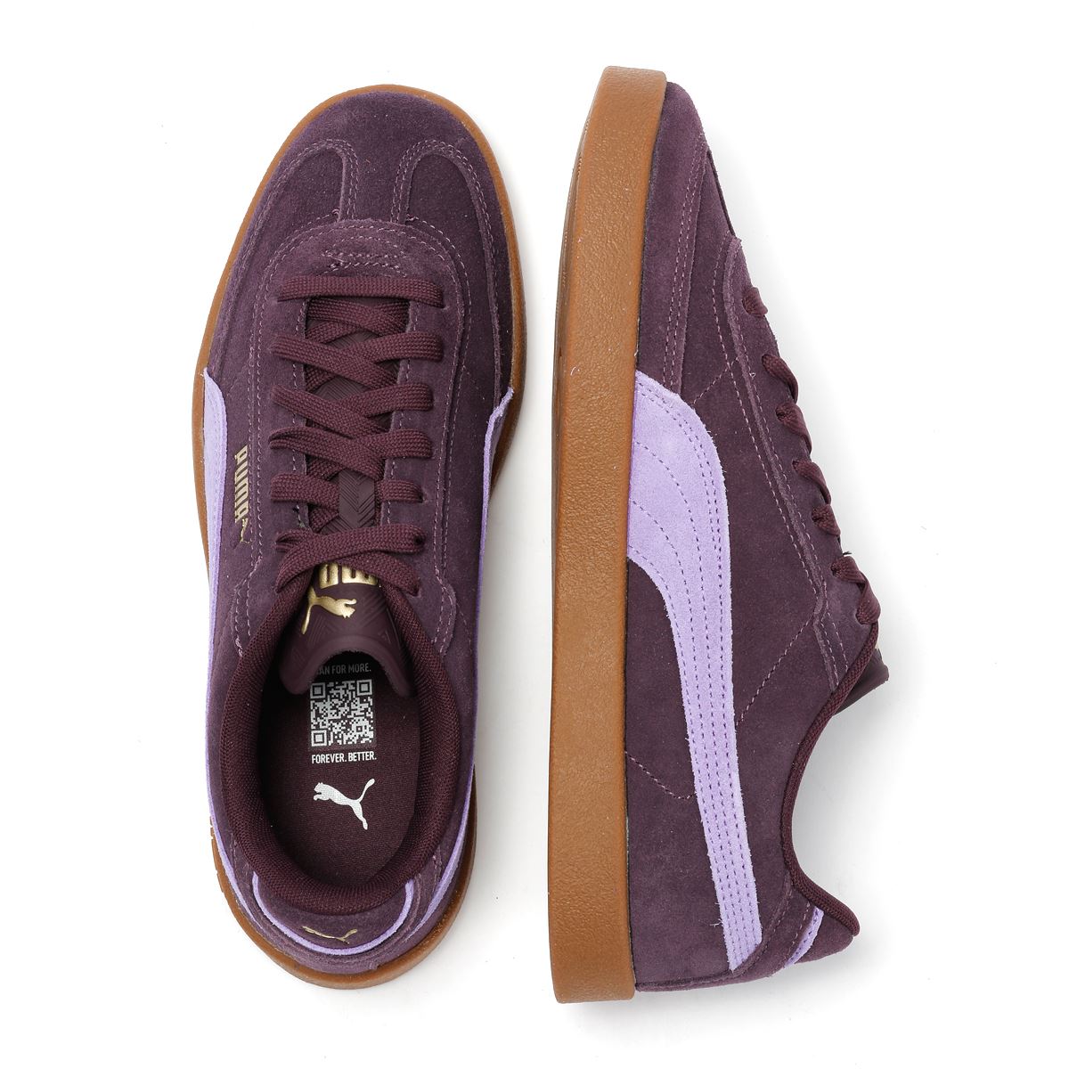 Puma Club II Era Baskets Violettes Suède