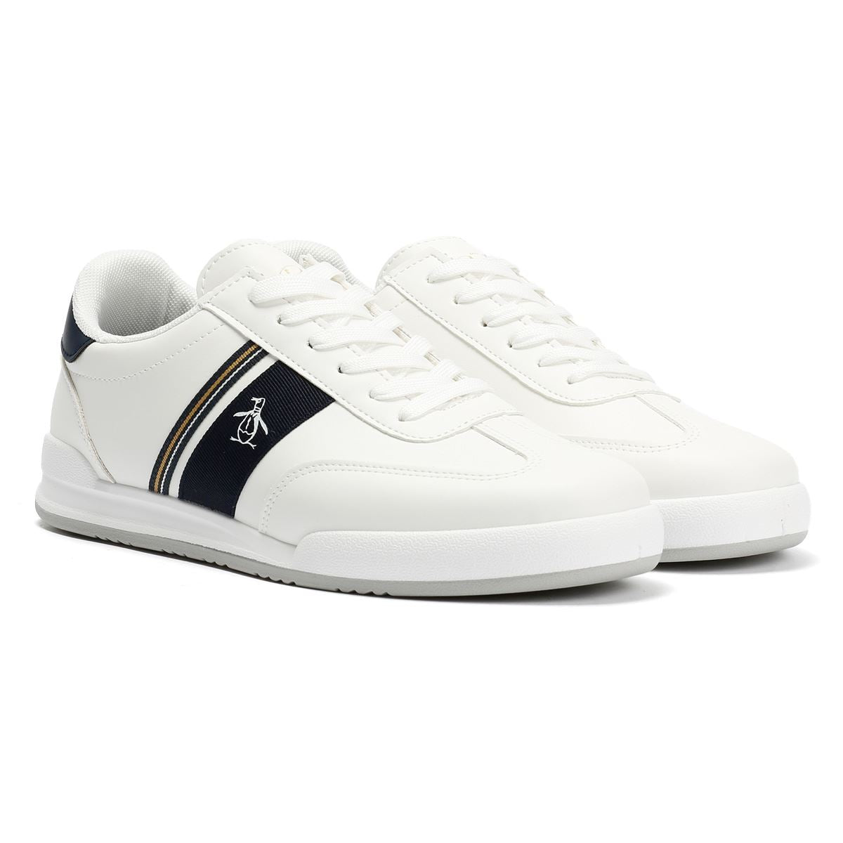 Penguin Gaz Baskets Blanches Pour Hommes