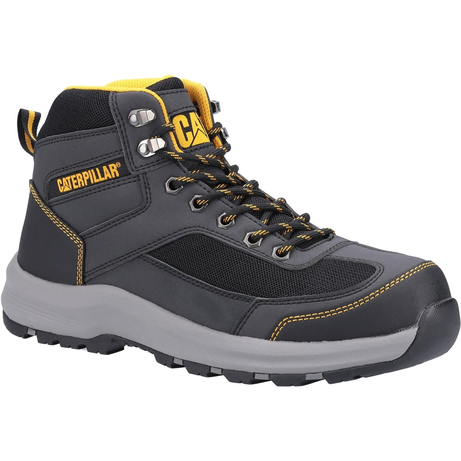 Caterpillar  Bottes De Randonnée Synthétiques Grises Elmore Mid