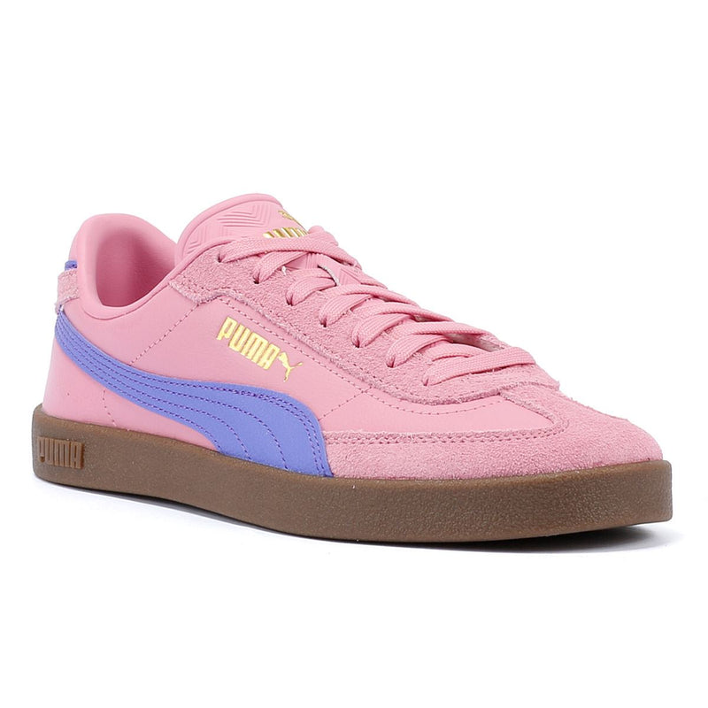 Puma Club II Era Baskets En Daim Rose/Violet Pour Femmes