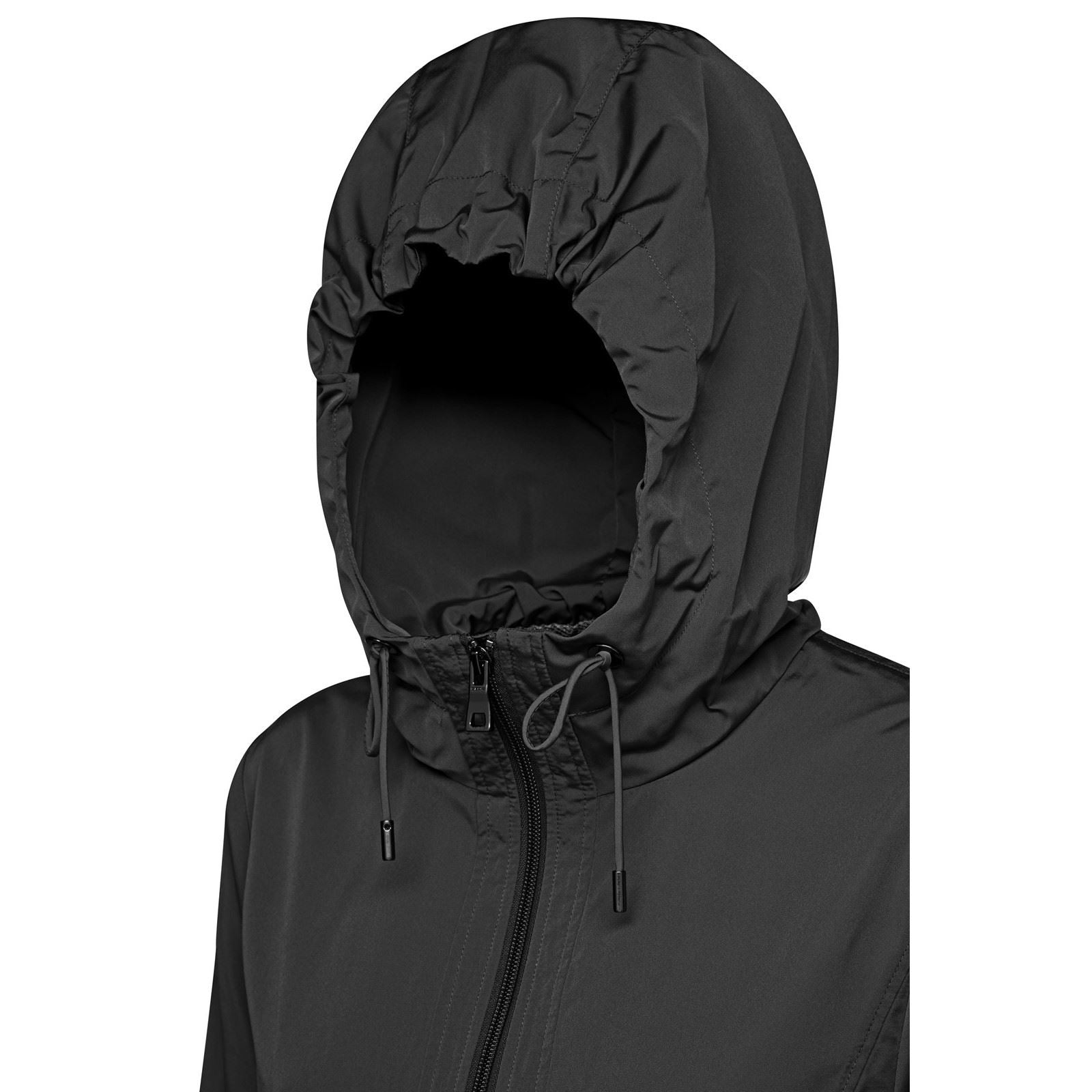 Geox W AURELY Veste De Pluie Noire Pour Femmes
