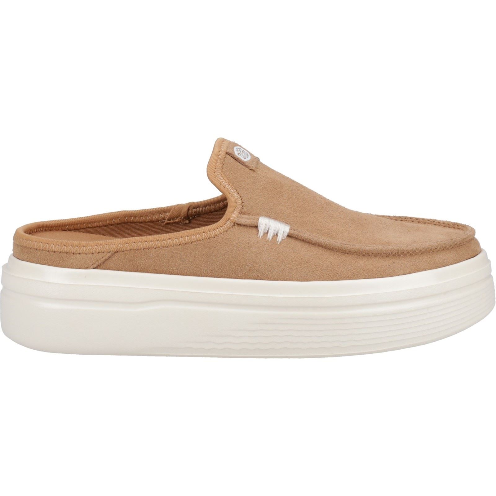 HEYDUDE Austin Lift Classic Mules Pour Femmes En Cuir Marron