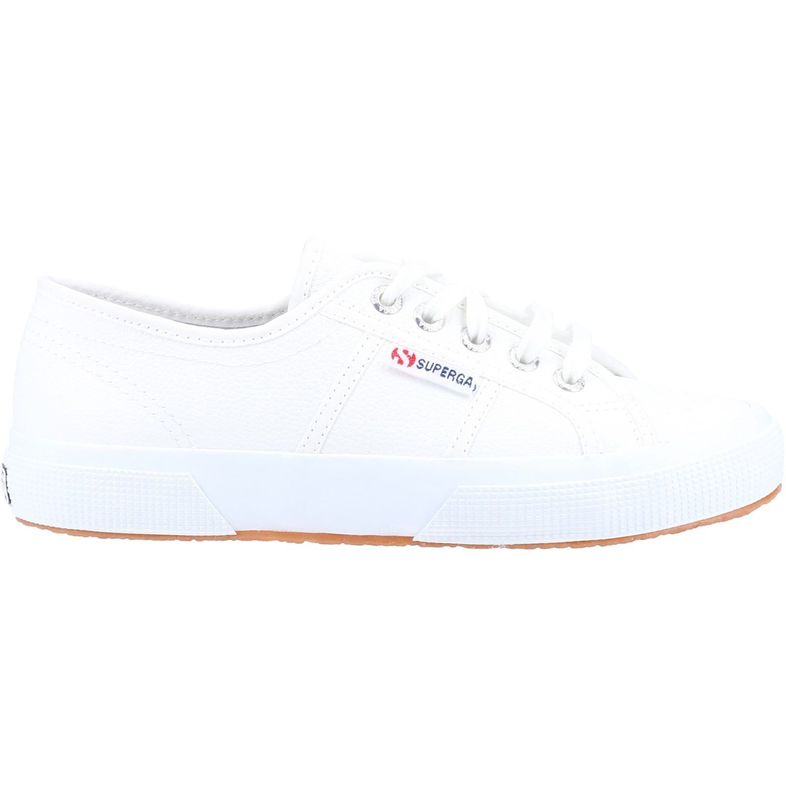 Superga 2750 Baskets Blanches En Cuir Pour Femmes