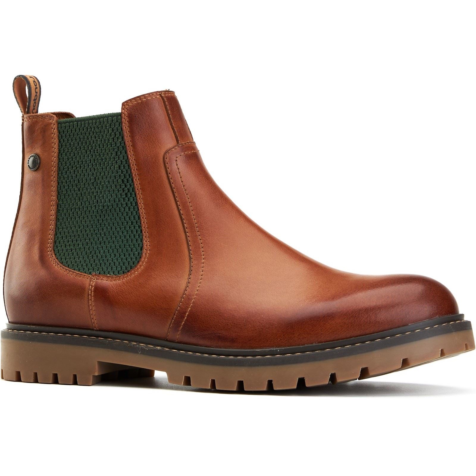 Base London Zinc Bottes En Cuir Pour Homme Couleur Tan
