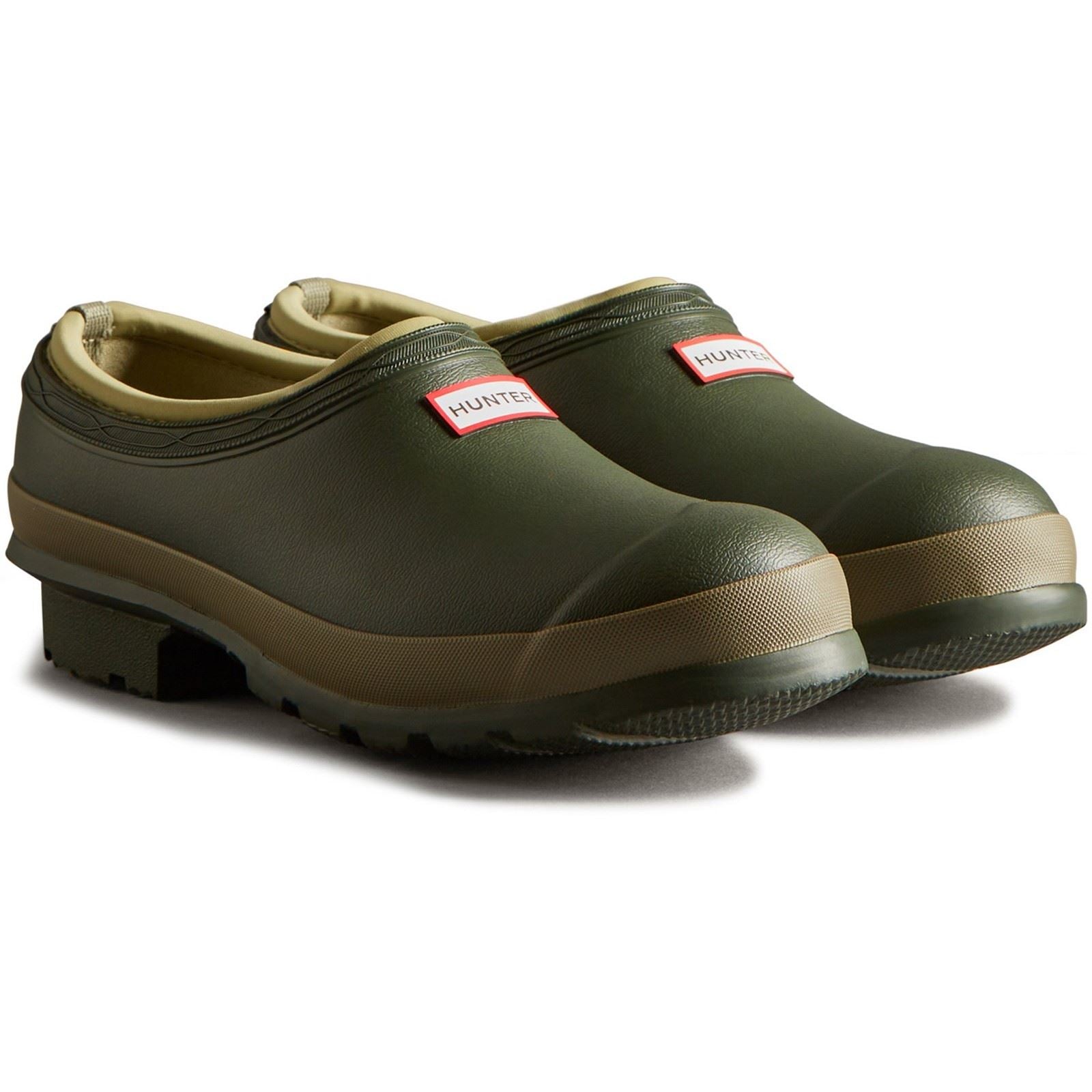 Hunter Gardener Chaussures De Jardin En Caoutchouc Pour Femmes En Olive Foncé / Argile