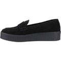 Hush Puppies Tamara Femmes Suédoises Mocassins Noirs