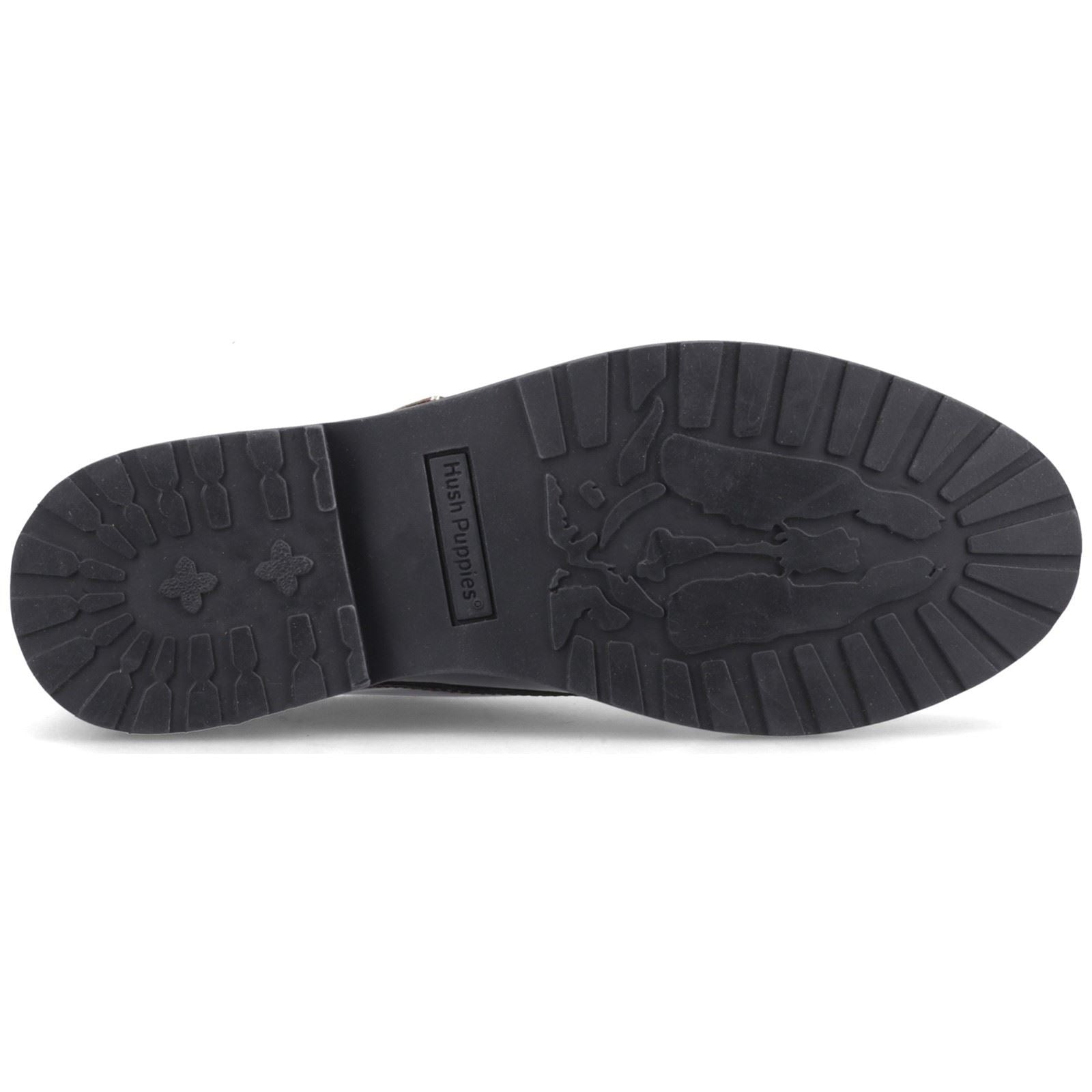 Hush Puppies Verity Hi-Shine Chaussures En Cuir Pour Femmes Bordeaux