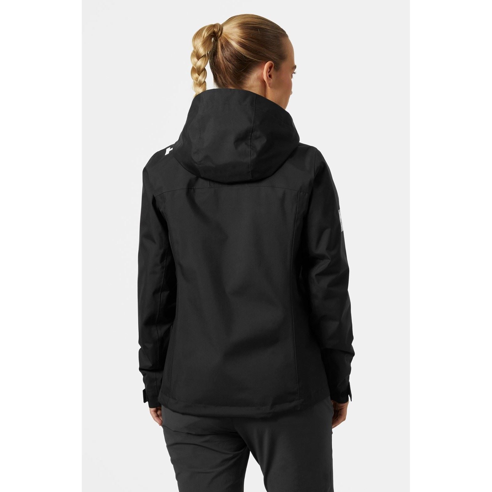 Helly Hansen Sport Crew Hooded Midlayer Sailing Jacket 2.0 Veste De Navigation Noire Pour Femme