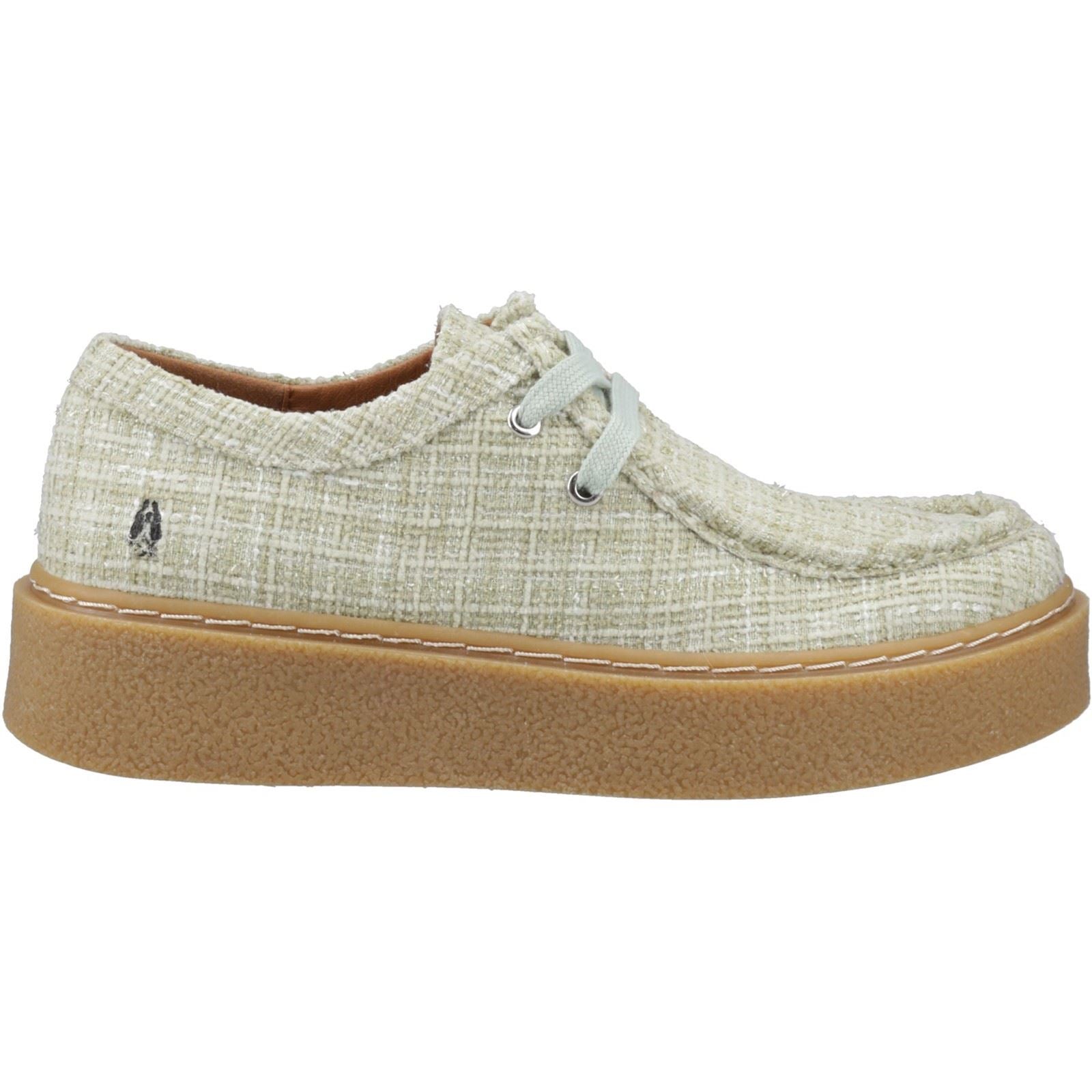 Hush Puppies Bridie Textile Chaussures Mocassins Pour Femmes En Menthe