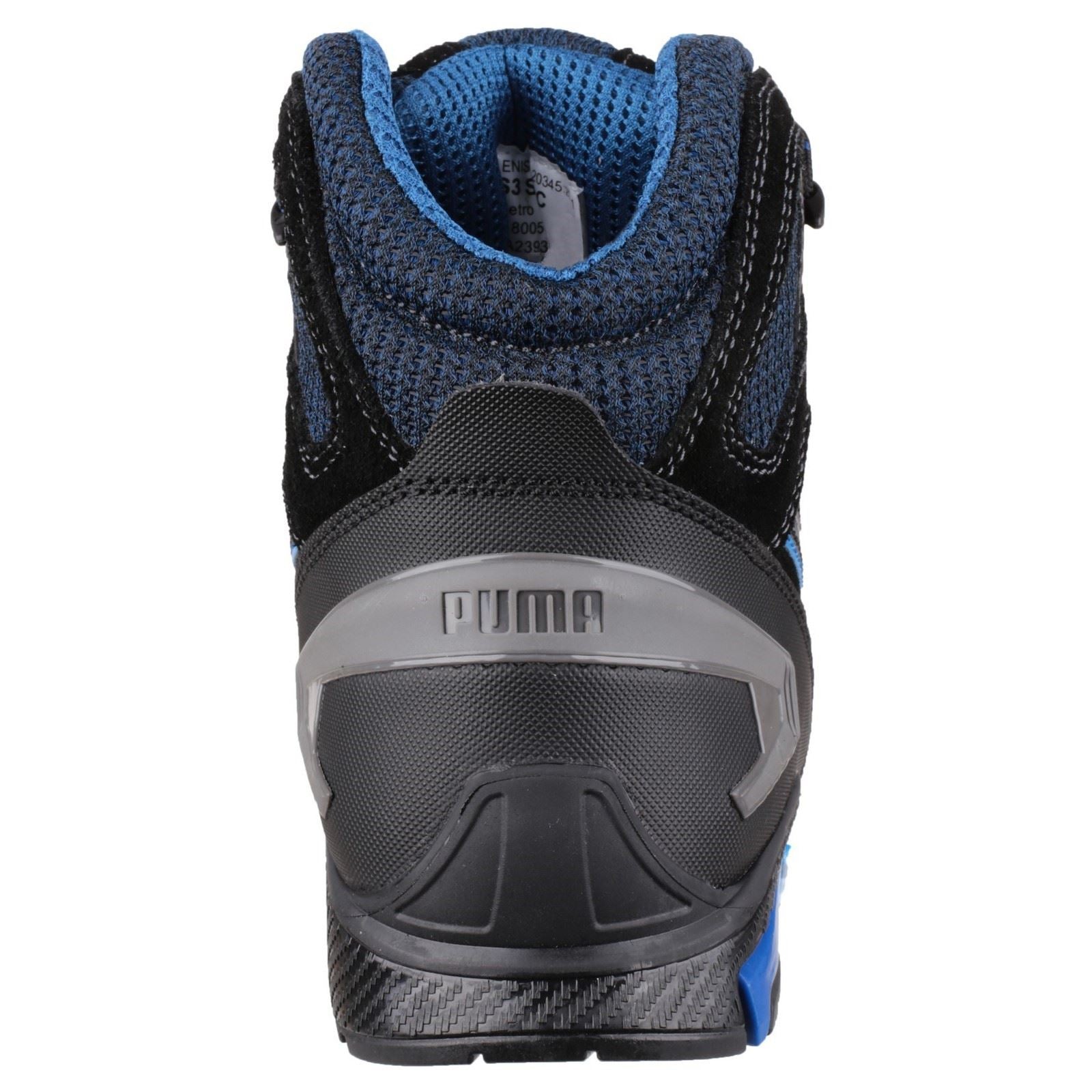 Puma Safety  Bottes De Sécurité En Cuir Noir Rio Mid