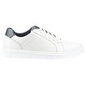 Hush Puppies Madden Baskets Blanches En Cuir Pour Hommes