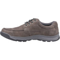 Hush Puppies Tucker Lace Chaussures À Lacets En Nubuck Gris Pour Hommes En Cuir