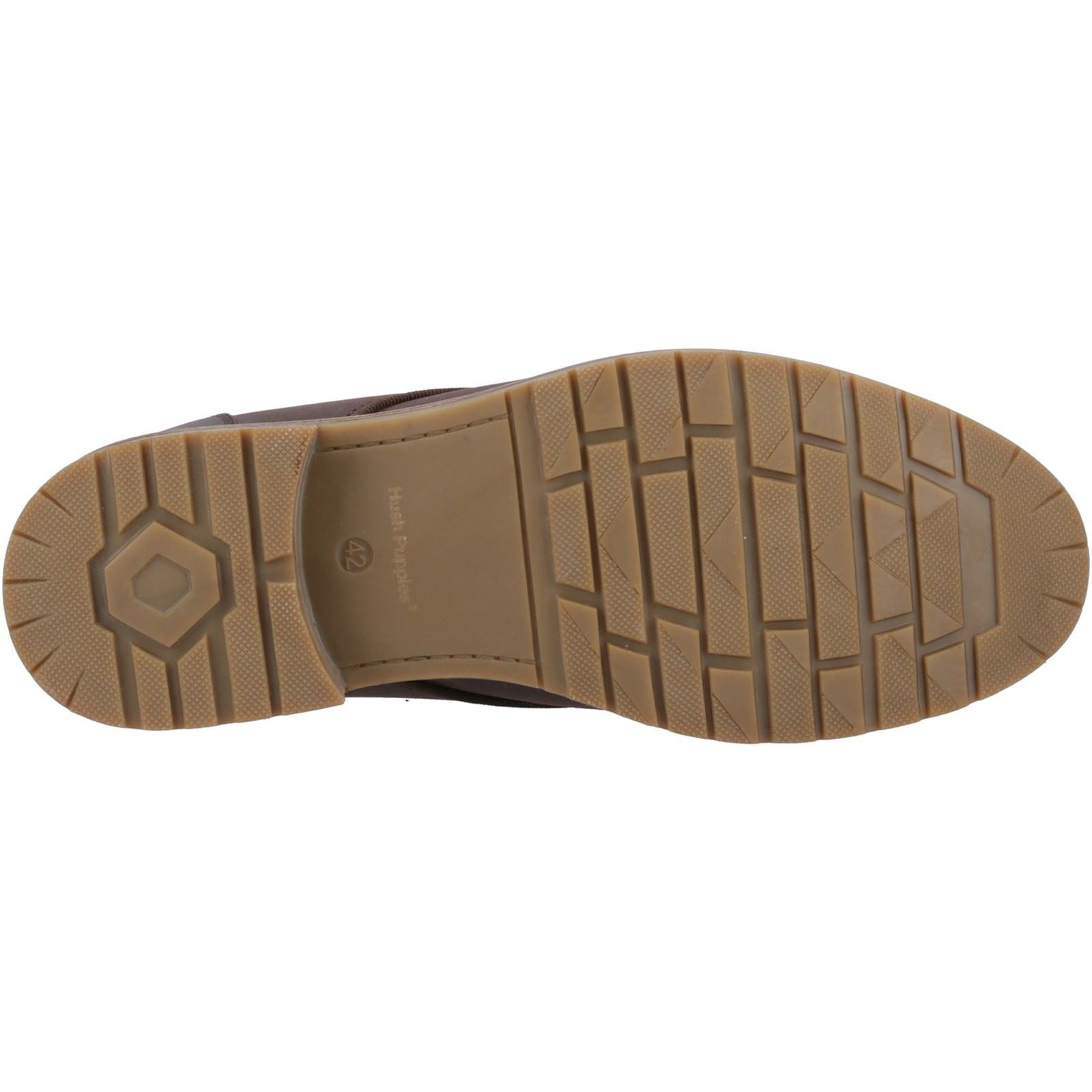 Hush Puppies Ricky Bottes De Cheville Pour Homme En Cuir Marron