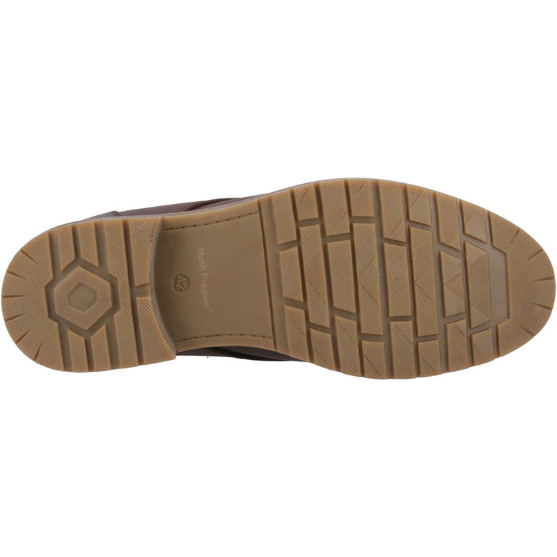 Hush Puppies Ricky Bottes De Cheville Pour Homme En Cuir Marron