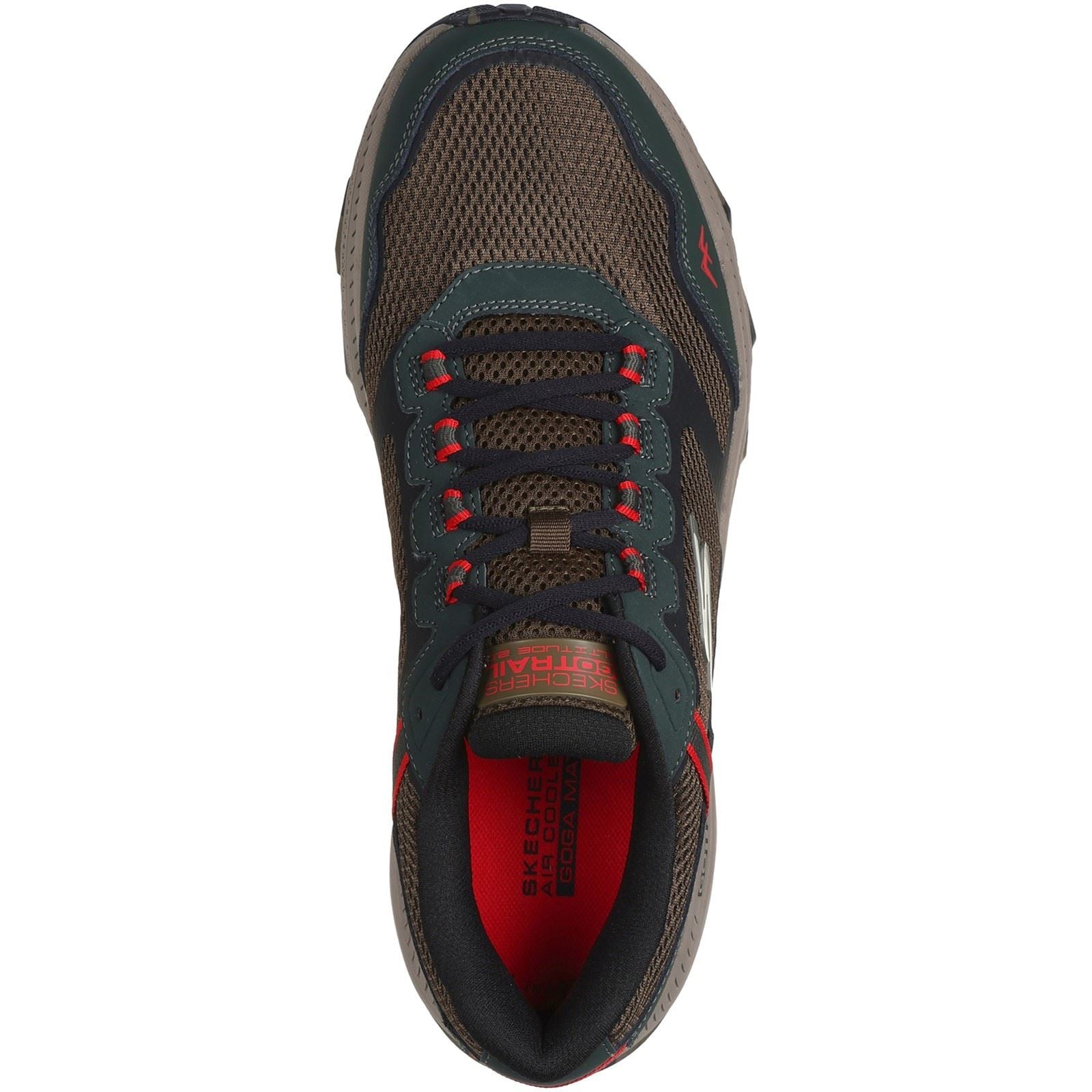 Skechers Performance GO RUN Trail Altitude 2.0 Marble Rock 3 Chaussures De Sport En Cuir Pour Hommes, Olive/Noir