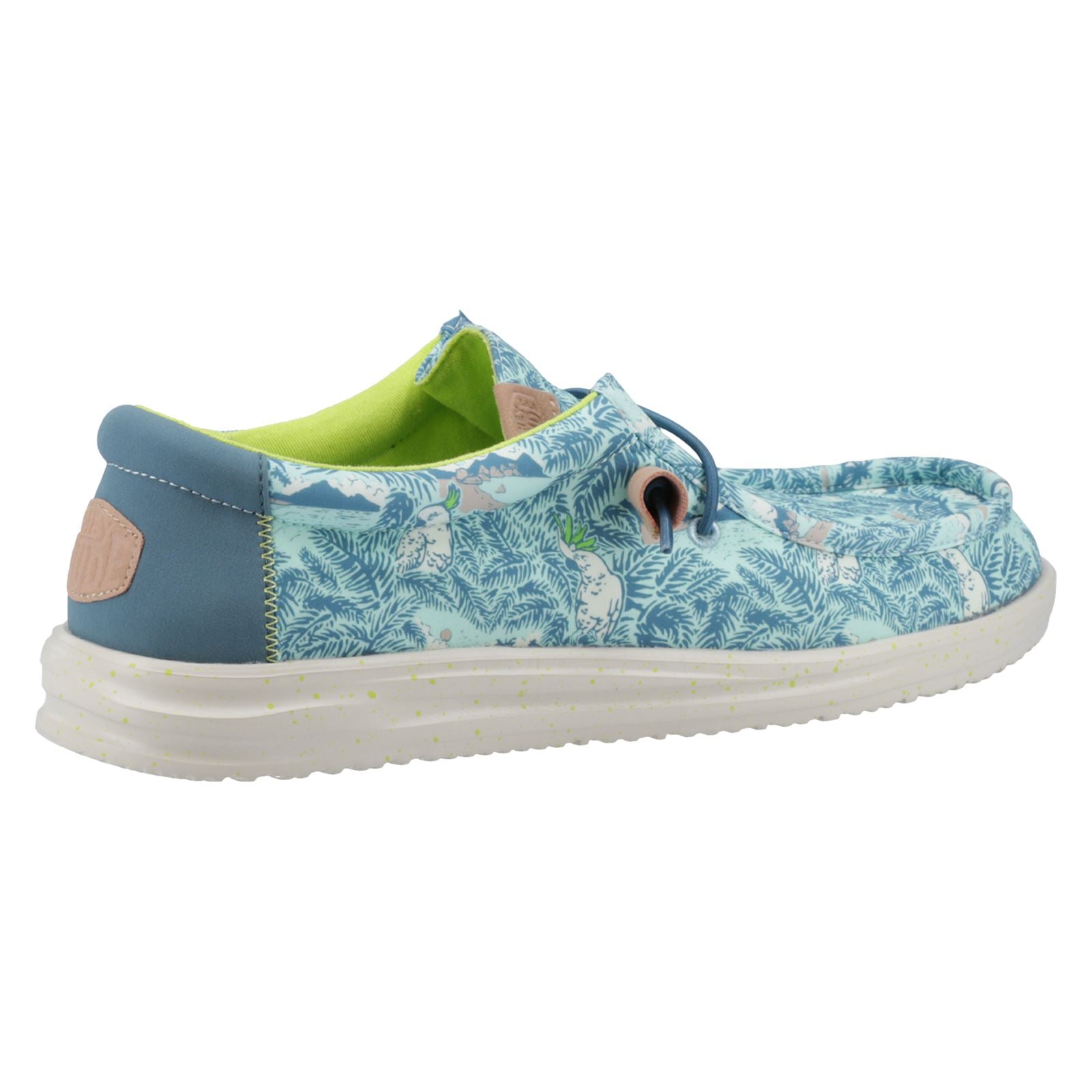 HEYDUDE Wally H2O Tropical Chaussures Bateau Tropicales Bleues Pour Homme