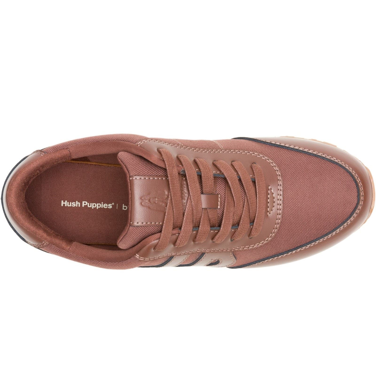 Hush Puppies Seventy8 Chaussures De Sport Cognac Pour Homme En Cuir