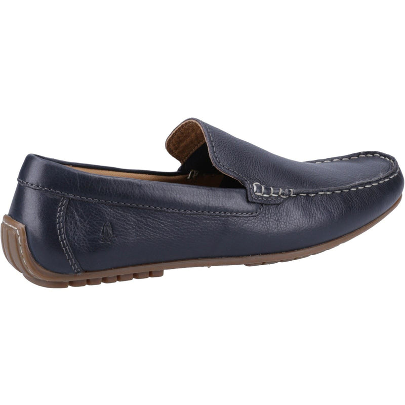 Hush Puppies Ralph Chaussures Bateau En Cuir Pour Hommes, Bleu Marine