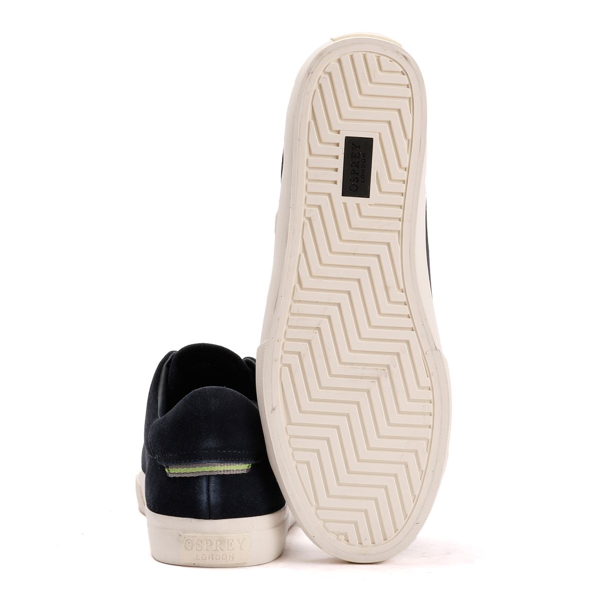 Osprey London The Vermont Baskets Bleues Pour Hommes En Suede