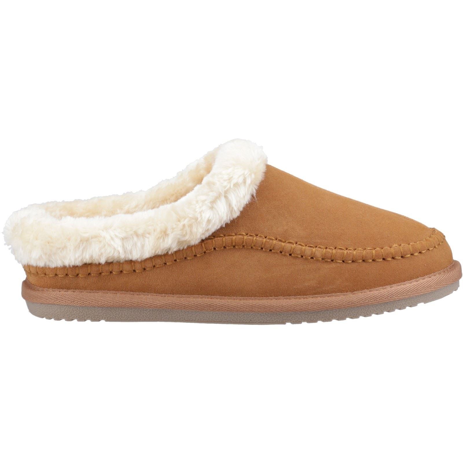 Hush Puppies Atticus Chaussons En Daim Pour Homme Couleur Marron Clair