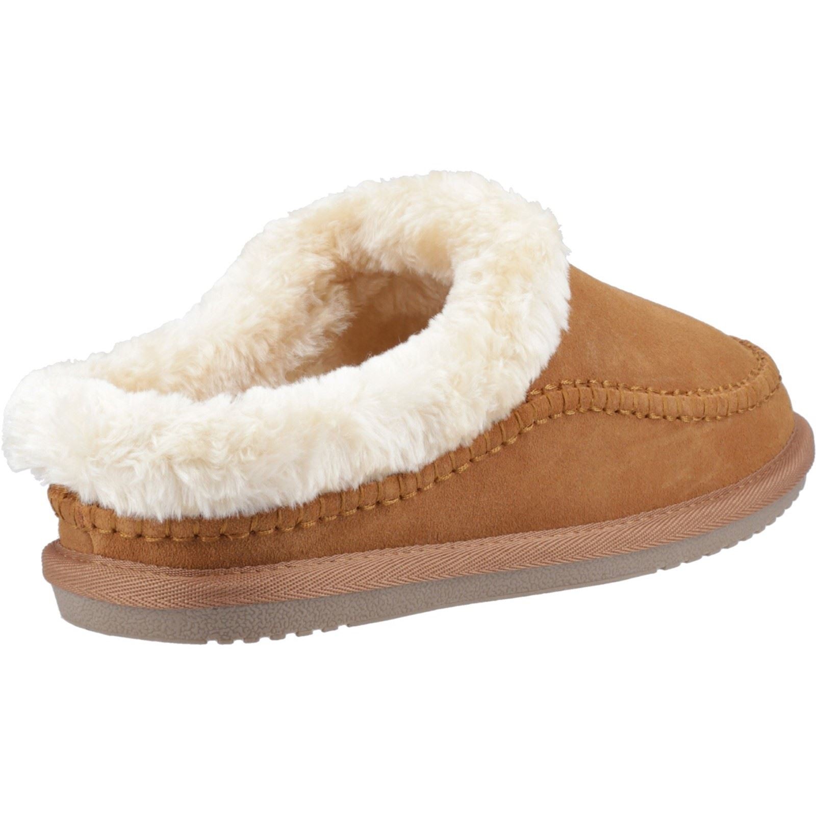 Hush Puppies Atticus Chaussons En Daim Pour Homme Couleur Marron Clair