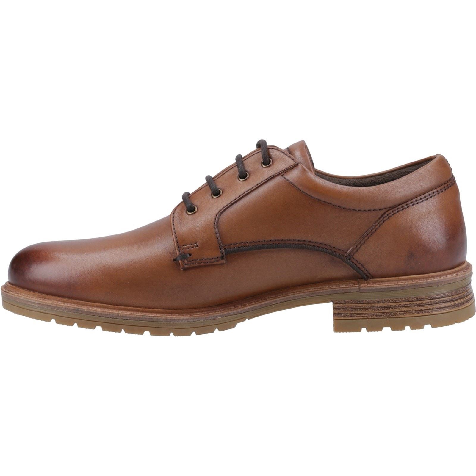 Hush Puppies Richie Chaussures À Lacets En Cuir Pour Homme Couleur Fauve