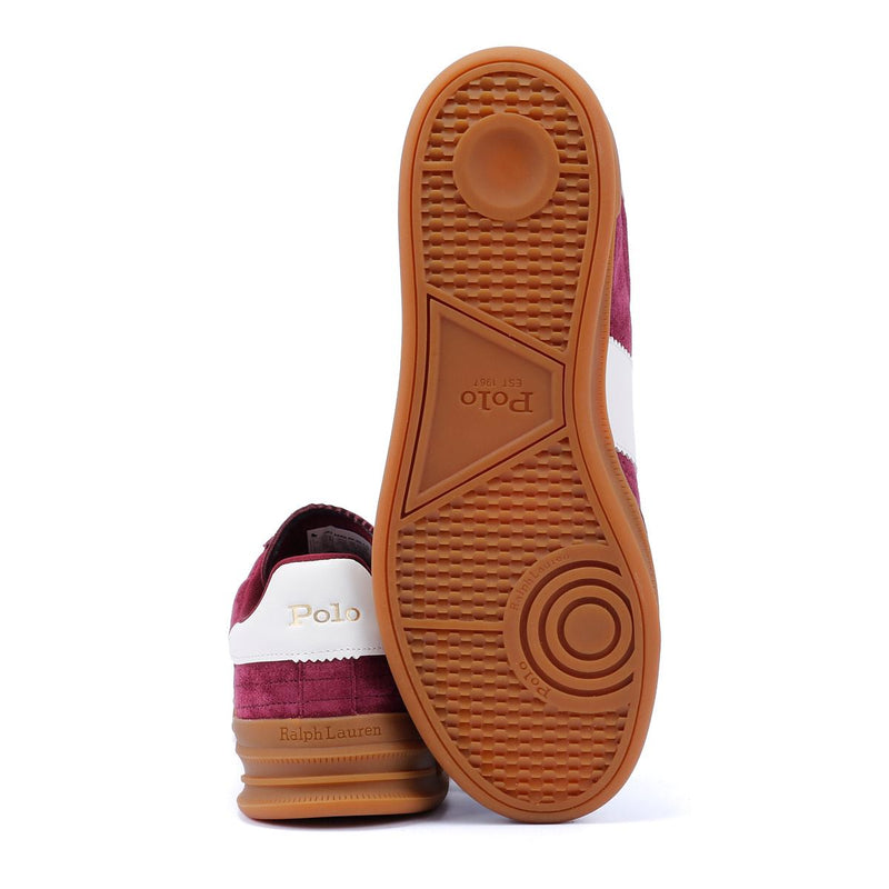 Ralph Lauren Heritage Area Baskets En Daim Beige Pour Hommes