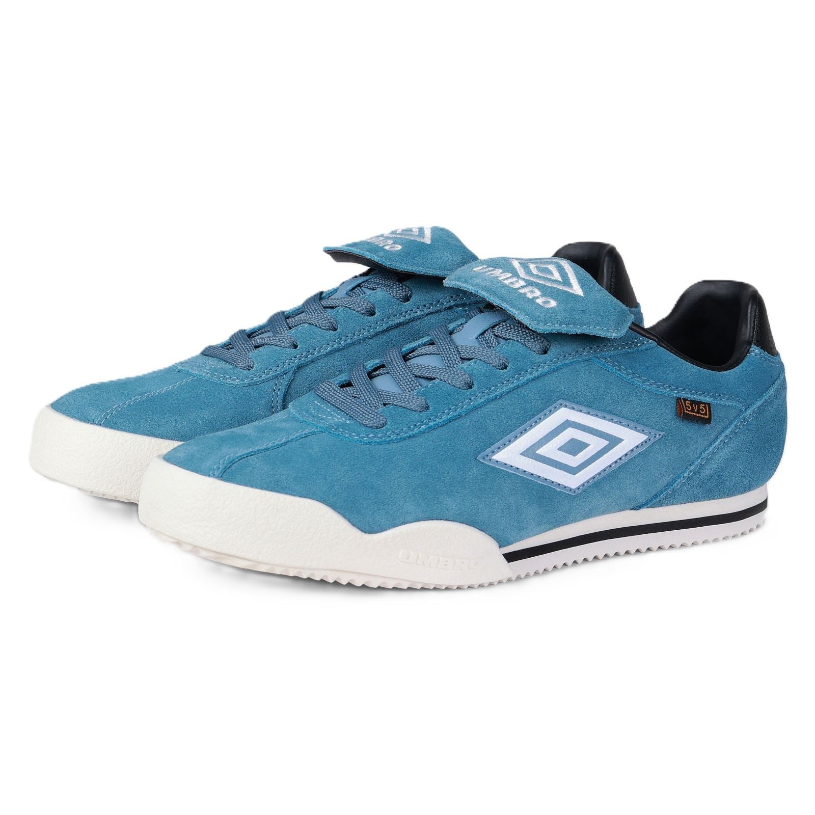 Umbro 5V5 Baskets Bleues En Suède