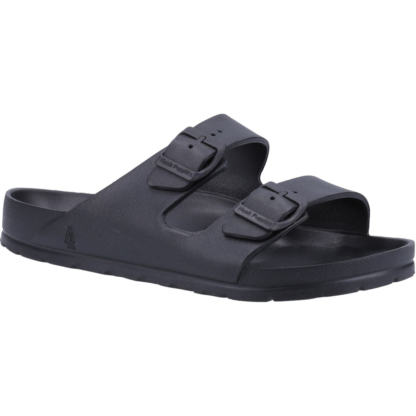 Hush Puppies Lenny Sandales Noires Pour Hommes Eva