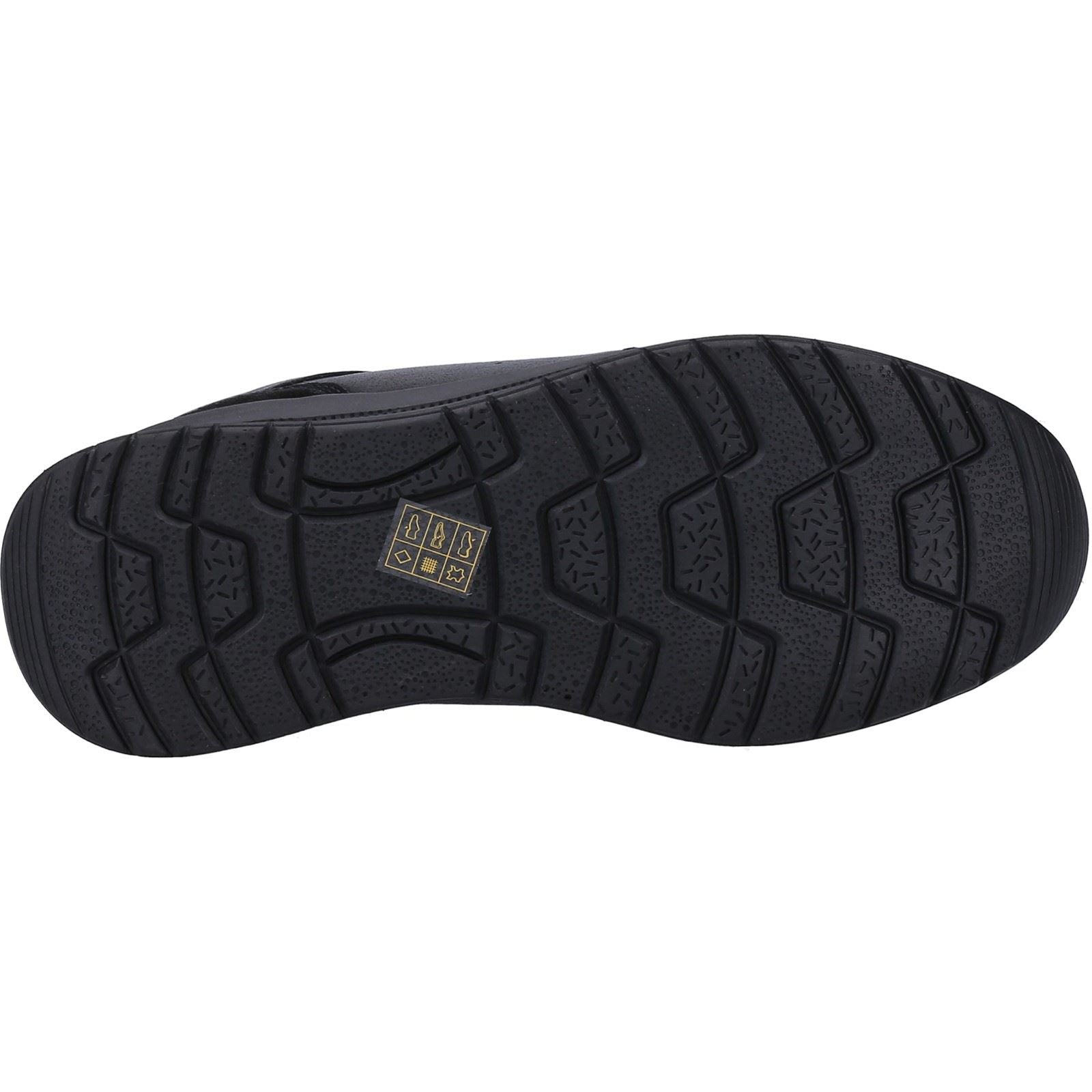 Hush Puppies Joseph Chaussures Hommes En Cuir Noir À Lacets