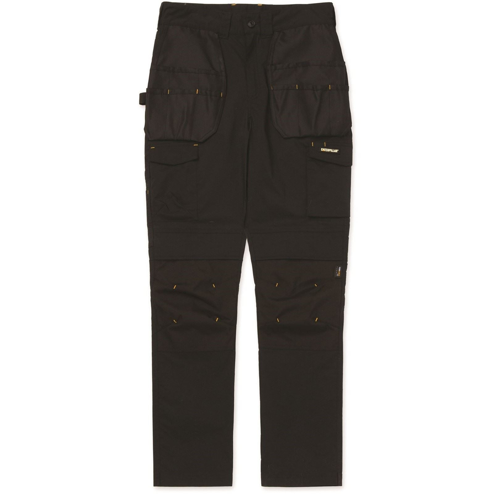Caterpillar Nexus Holster Stretch Pocket Pantalons Noirs En Coton Pour Hommes - Extérieur