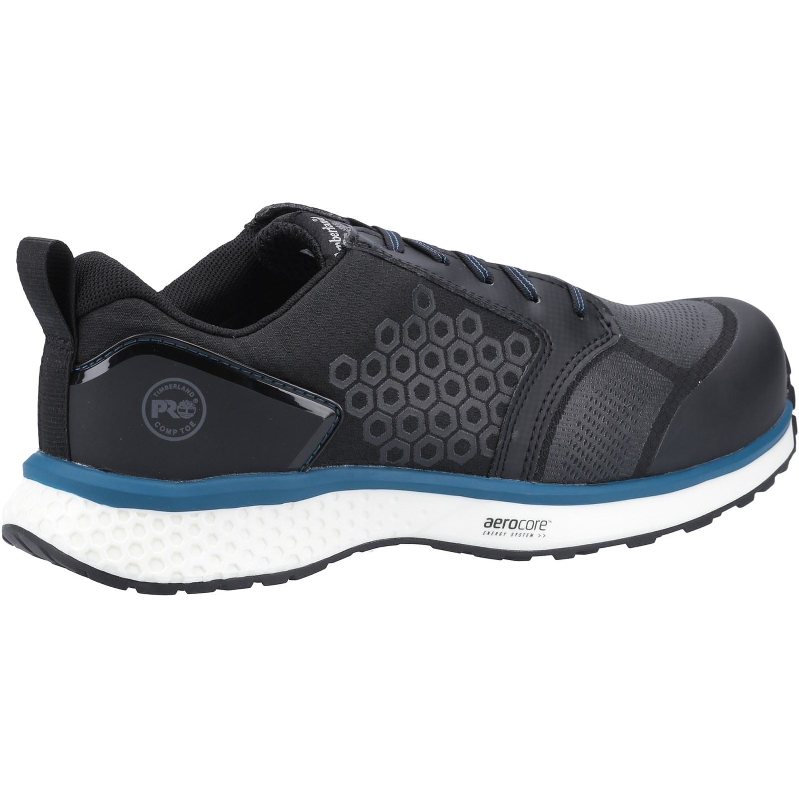 Timberland Pro  Baskets De Sécurité Synthétiques Noires/Bleues Reaxion