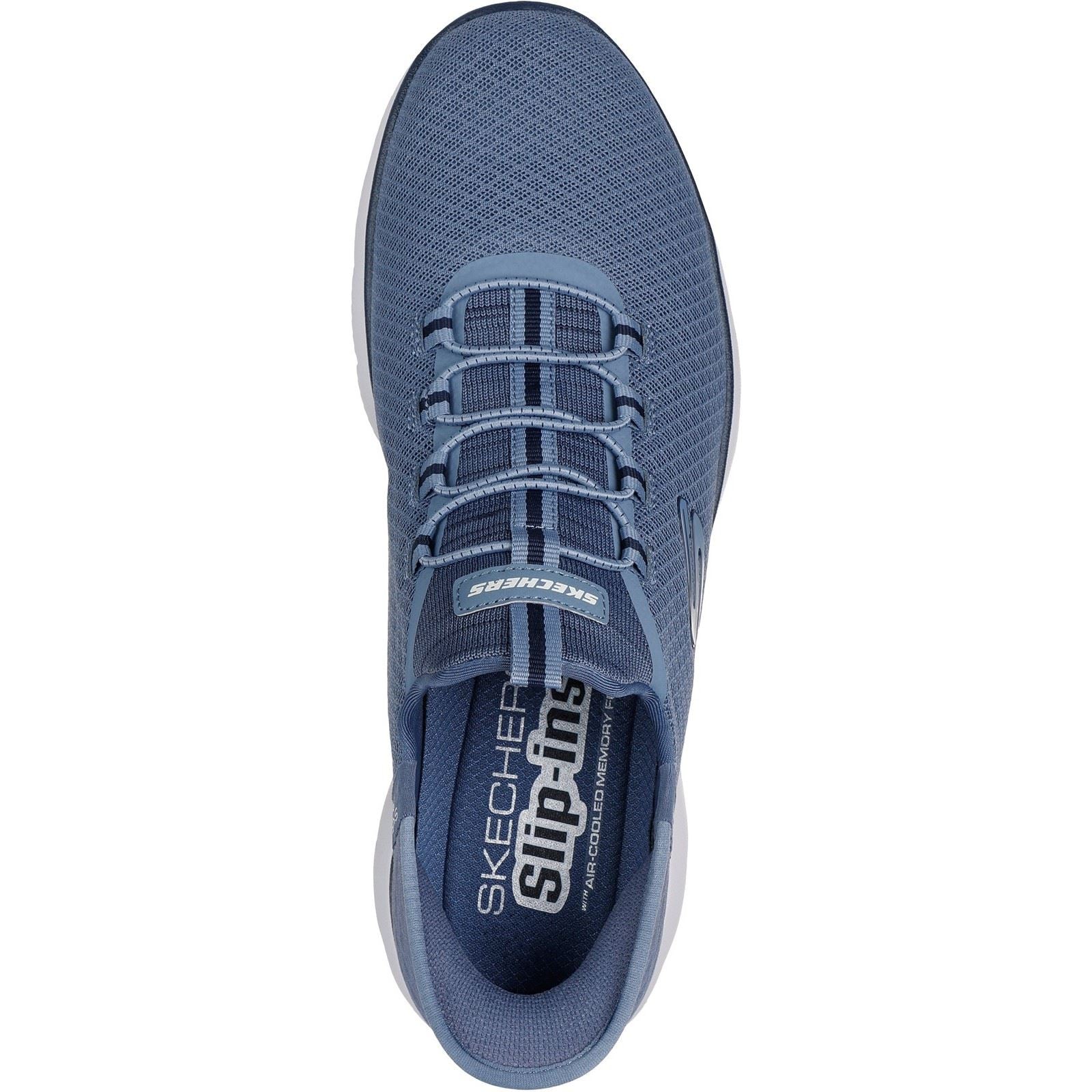 Skechers Slip-ins: Summits - High Range Chaussures De Sport Pour Homme En Polyester Gris Ardoise