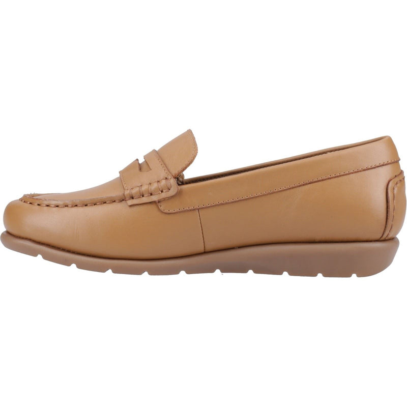 Hush Puppies Shelby Mocassins En Cuir Pour Femme Couleur Marron Clair
