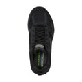 Skechers Oak Canyon Verketta Baskets Noires En Cuir Pour Hommes