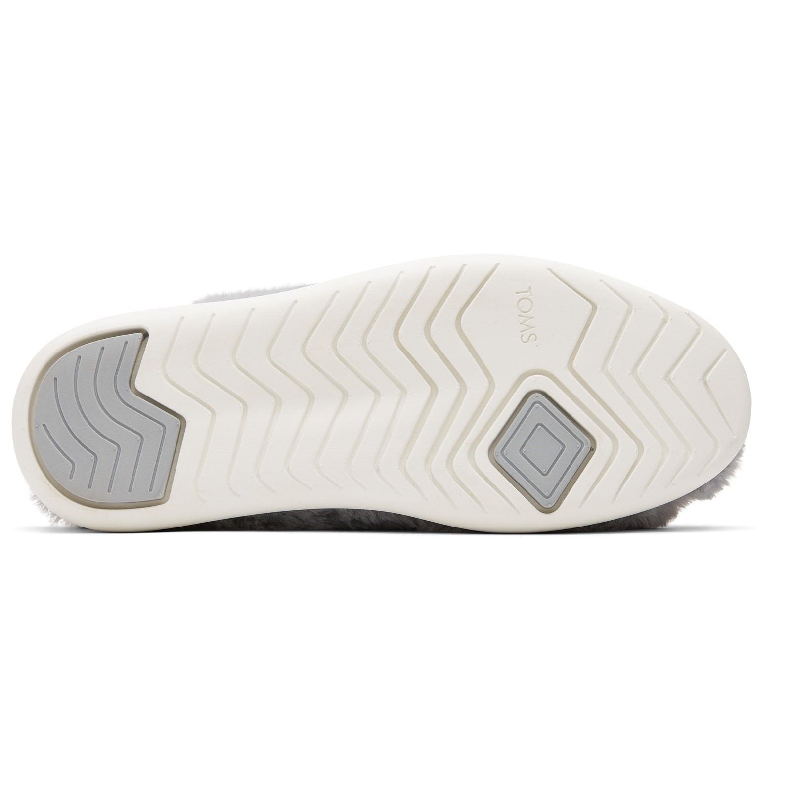 TOMS Alpargata Mallo Mules En Fausse Fourrure Grises Mi Foncé Pour Femmes En Polyester