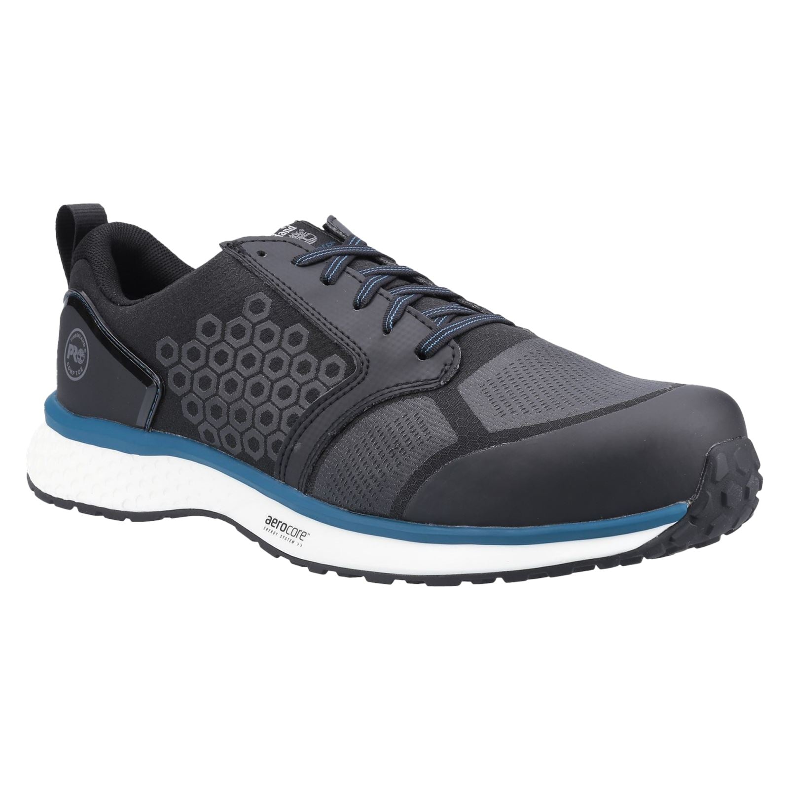 Timberland Pro  Baskets De Sécurité Synthétiques Noires/Bleues Reaxion