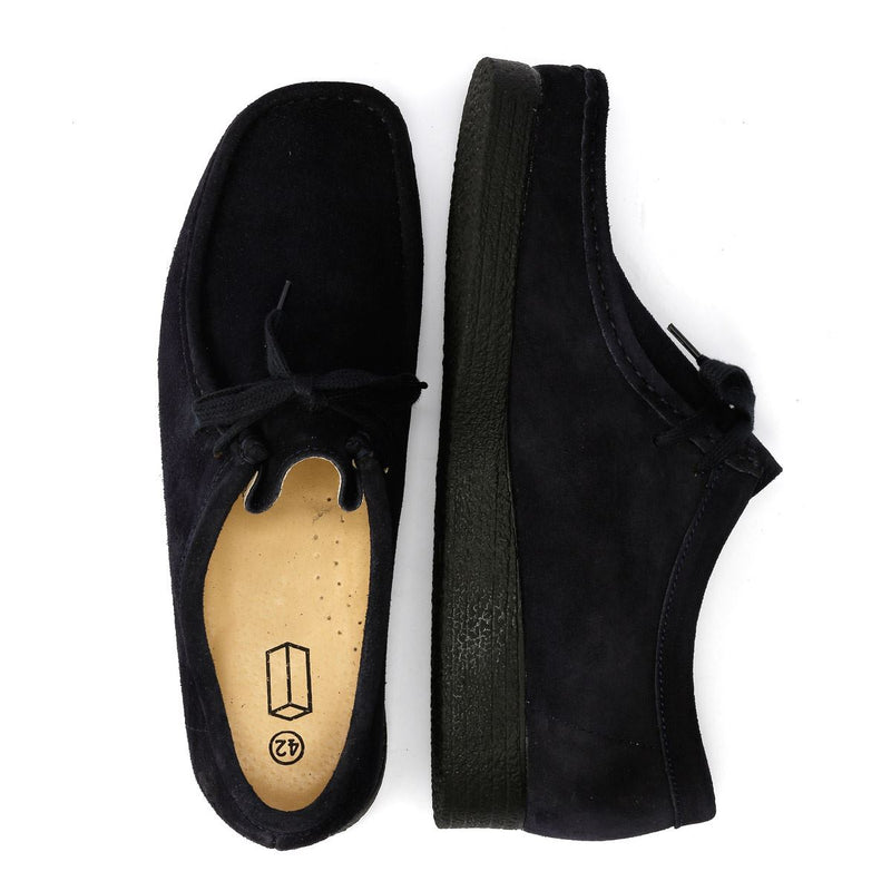 Tower Footwear Apache Chaussures À Lacets Bleues Pour Hommes En Daim