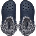 Crocs Classic Fleece Lined Sabots En Thermoplastique Bleu Marine