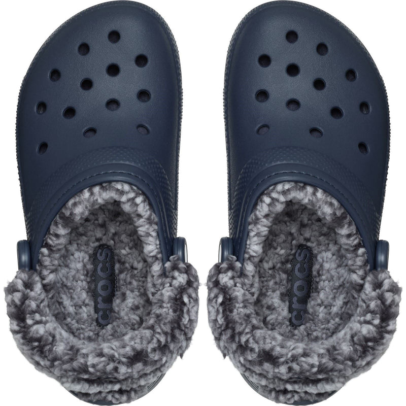 Crocs Classic Fleece Lined Sabots En Thermoplastique Bleu Marine