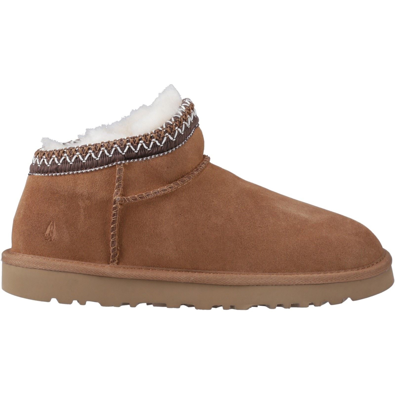 Hush Puppies Sloane Chaussons Pour Femmes En Daim Beige