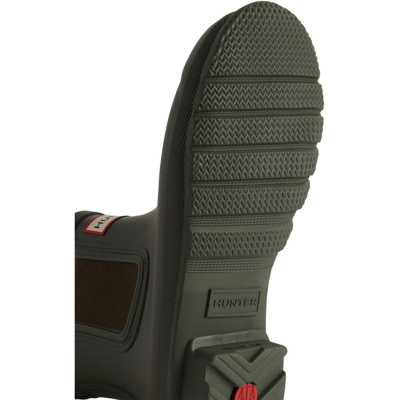 Hunter Original Chelsea Boot Bottes En Caoutchouc Pour Femme De Couleur Olive Foncée