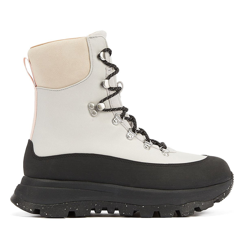 FitFlop Bottes En Cuir Noir/Blanc Pour Femmes Neo-D-Hyker