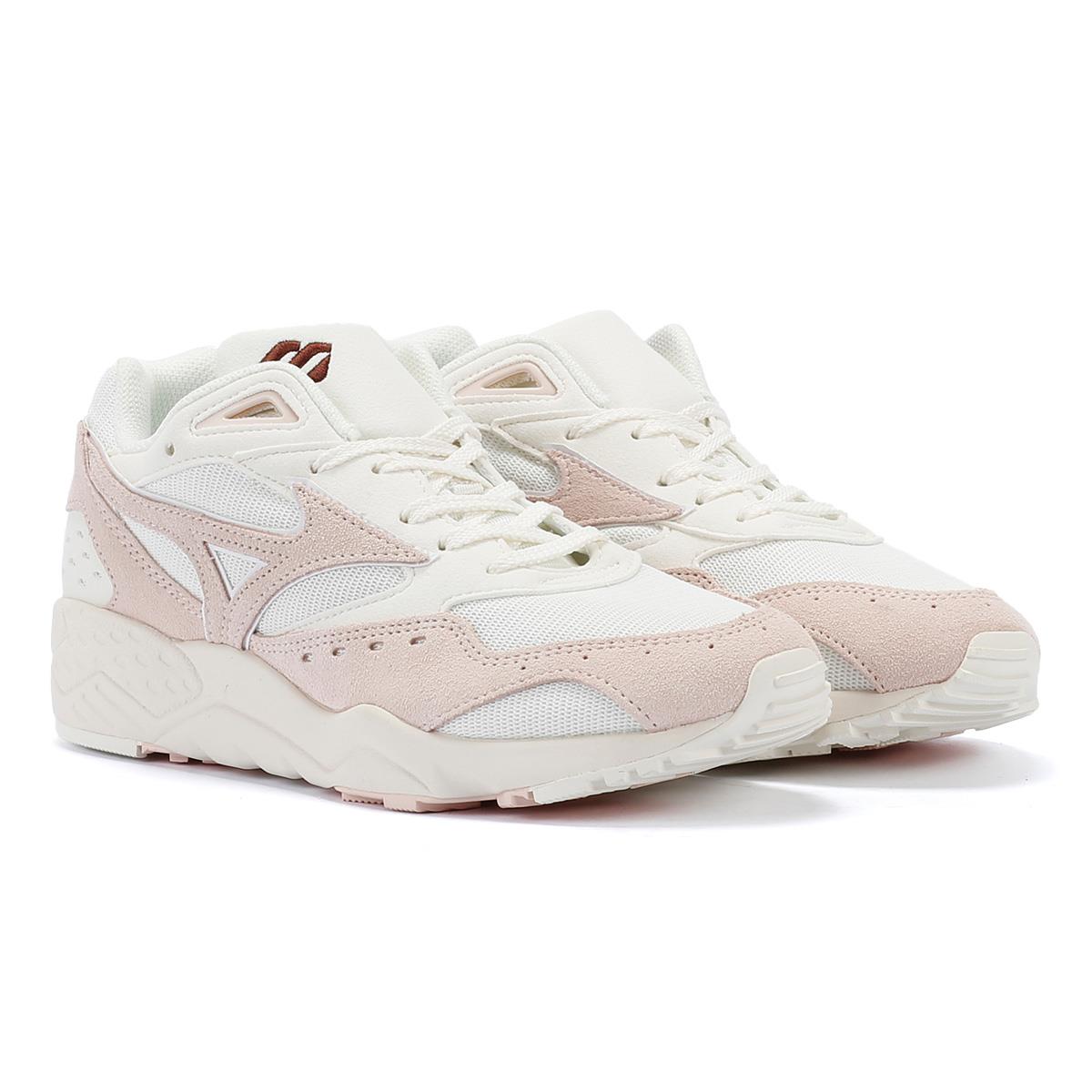 Mizuno Contender Baskets En Daim Rose Cristal/Rose Cristal/Neige.