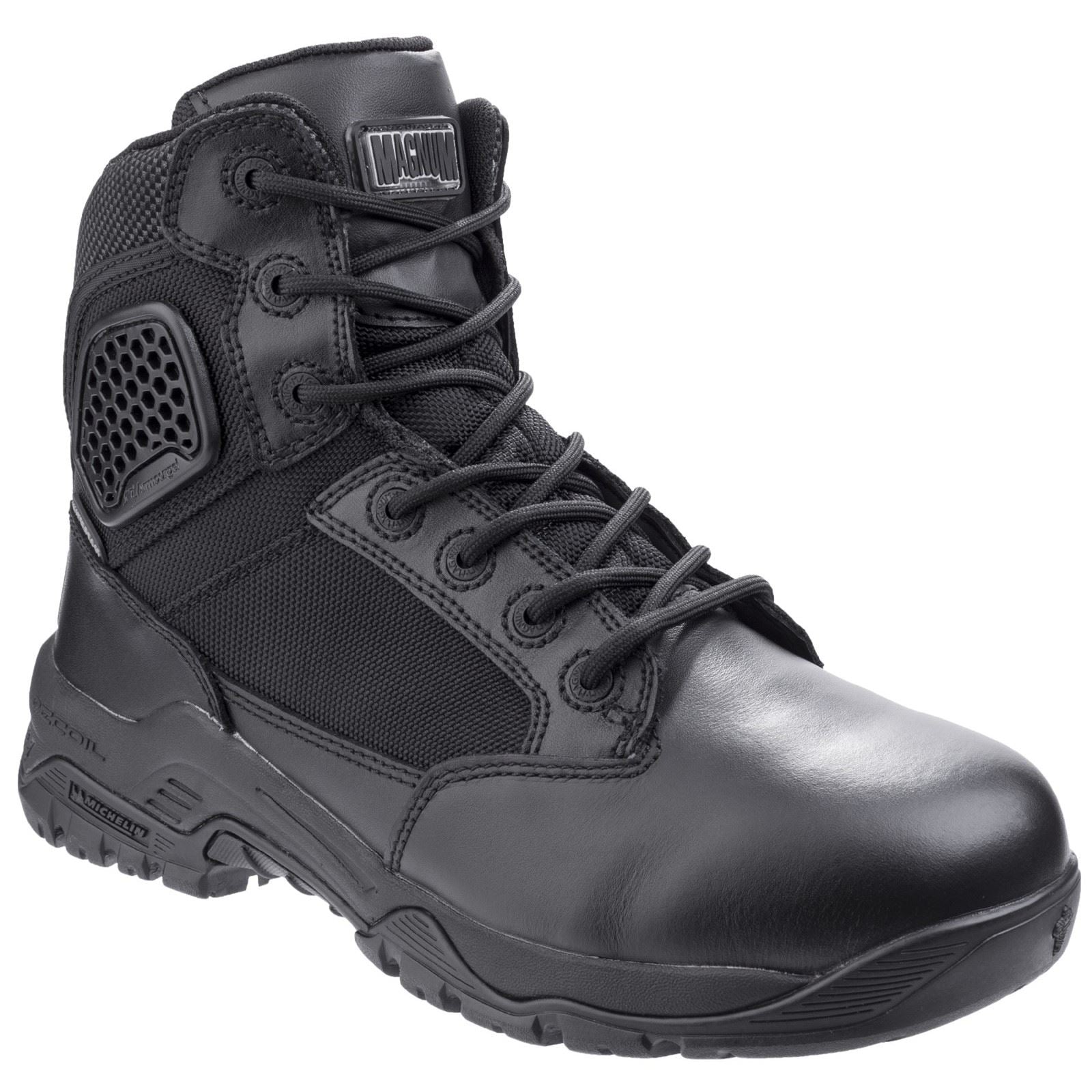 Magnum  Bottes De Sécurité En Cuir Noir Strike Force 6.0 Wp
