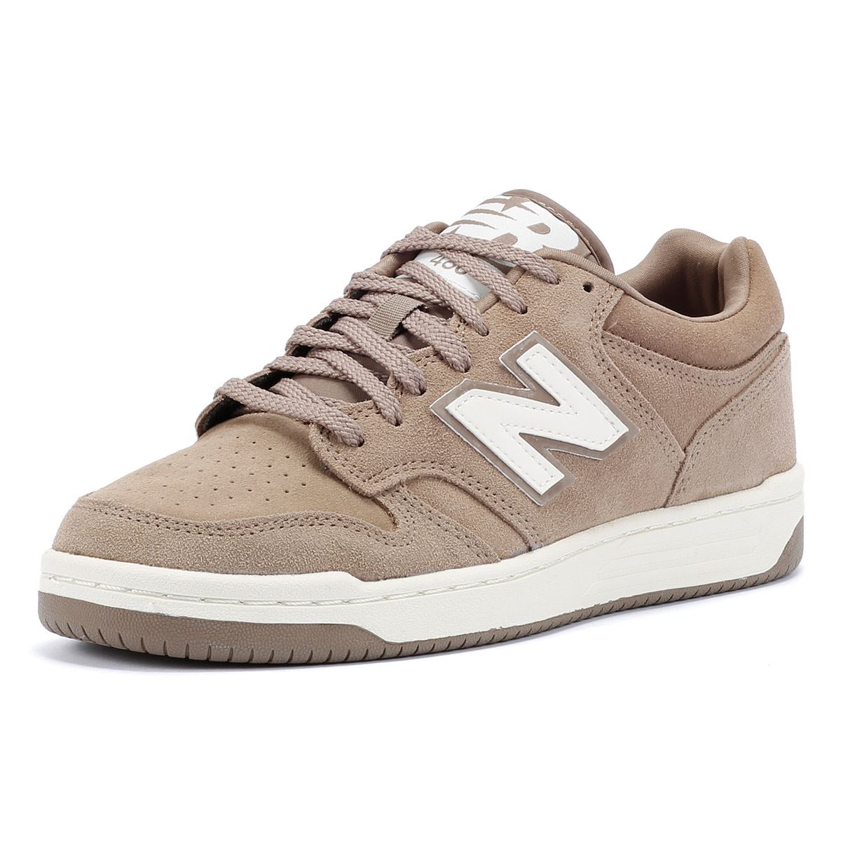 New Balance 480 Baskets en cuir champignon
