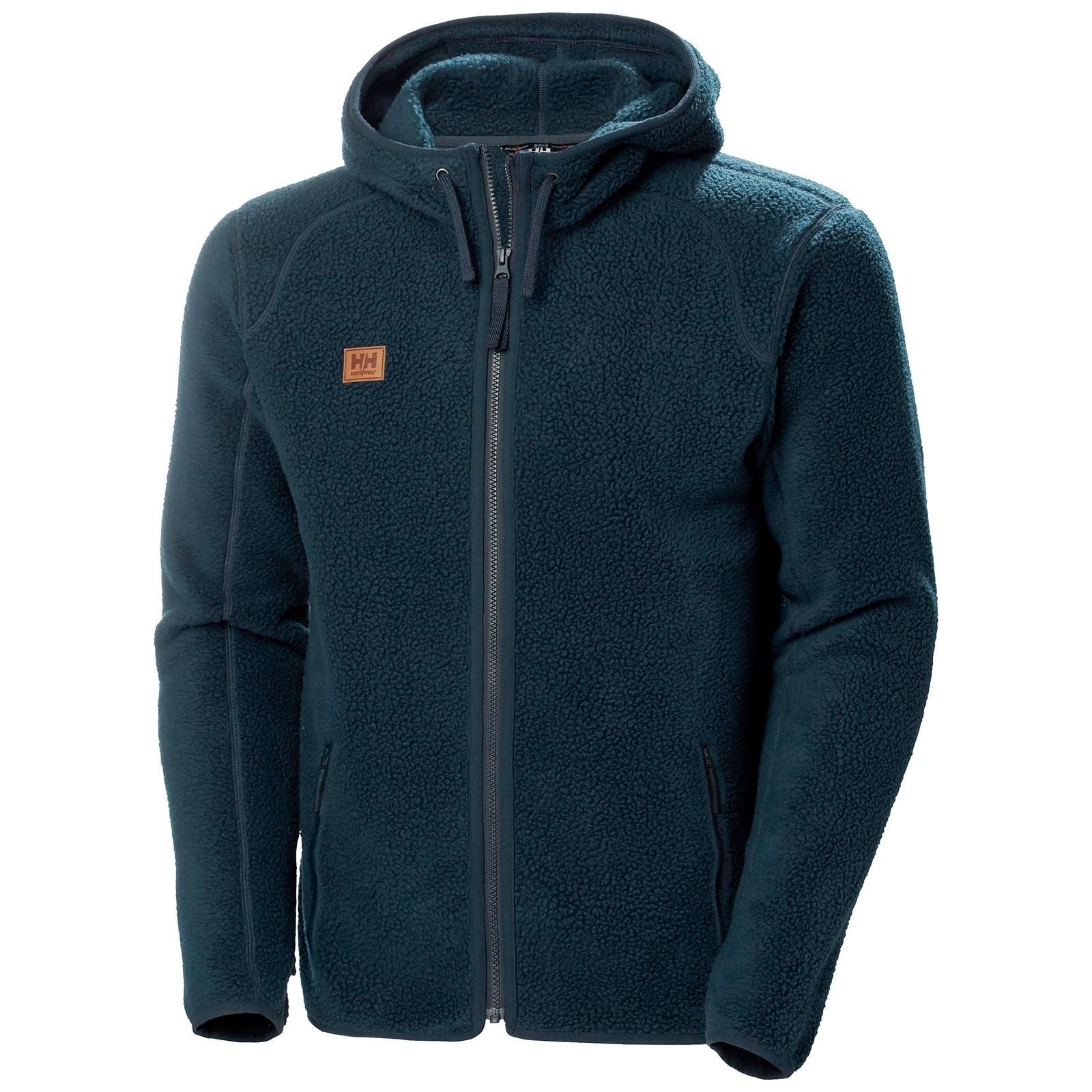 Helly Hansen Workwear Heritage Pile Hoodie Veste En Polaire Bleue Pour Homme